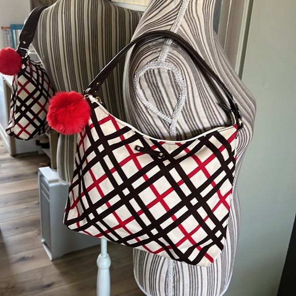 1 hour sale ♠️ Kate Spade, Canvas bag with leather detailing